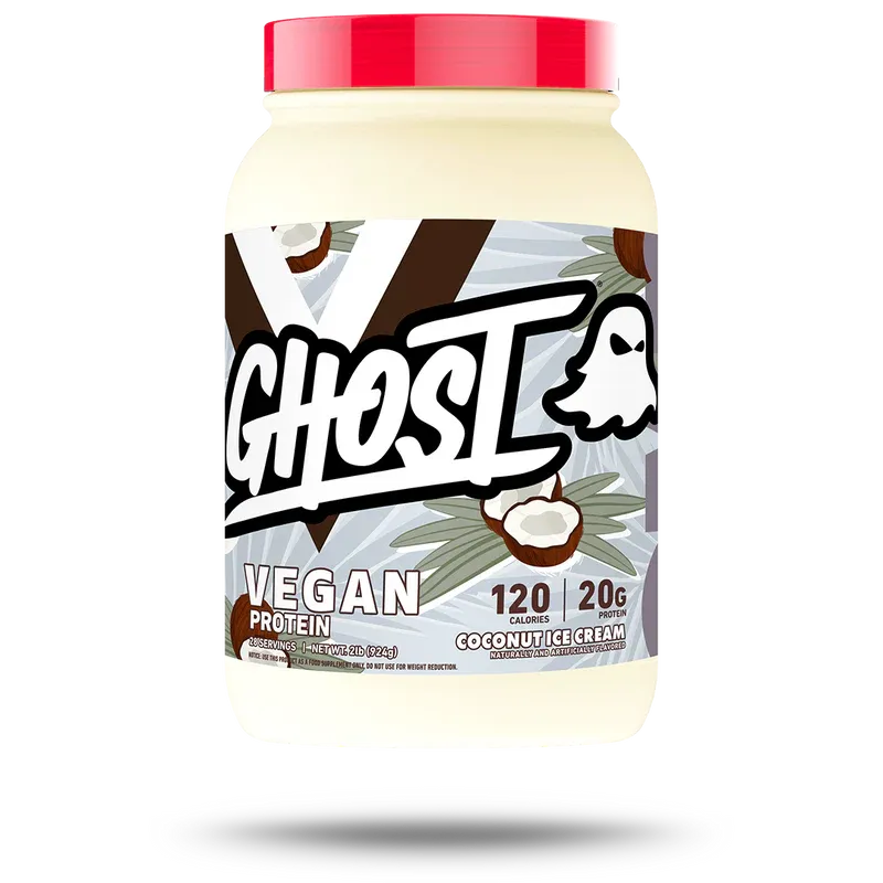 Ghost Vegan, Size: 2 lb, Flavor: Coconut Ice Cream