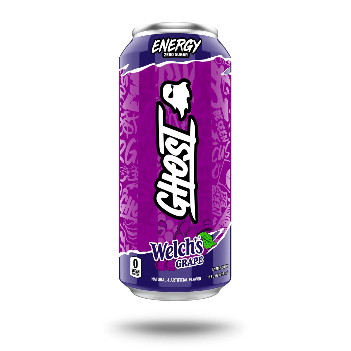 GHOST Energy Drink RTD, Size: 16 fl oz, Flavor: Welch&#39;s Grape