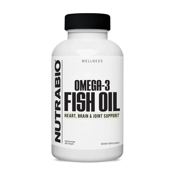 NutraBio Omega-3 Fish Oil, Size: 400 Softgels