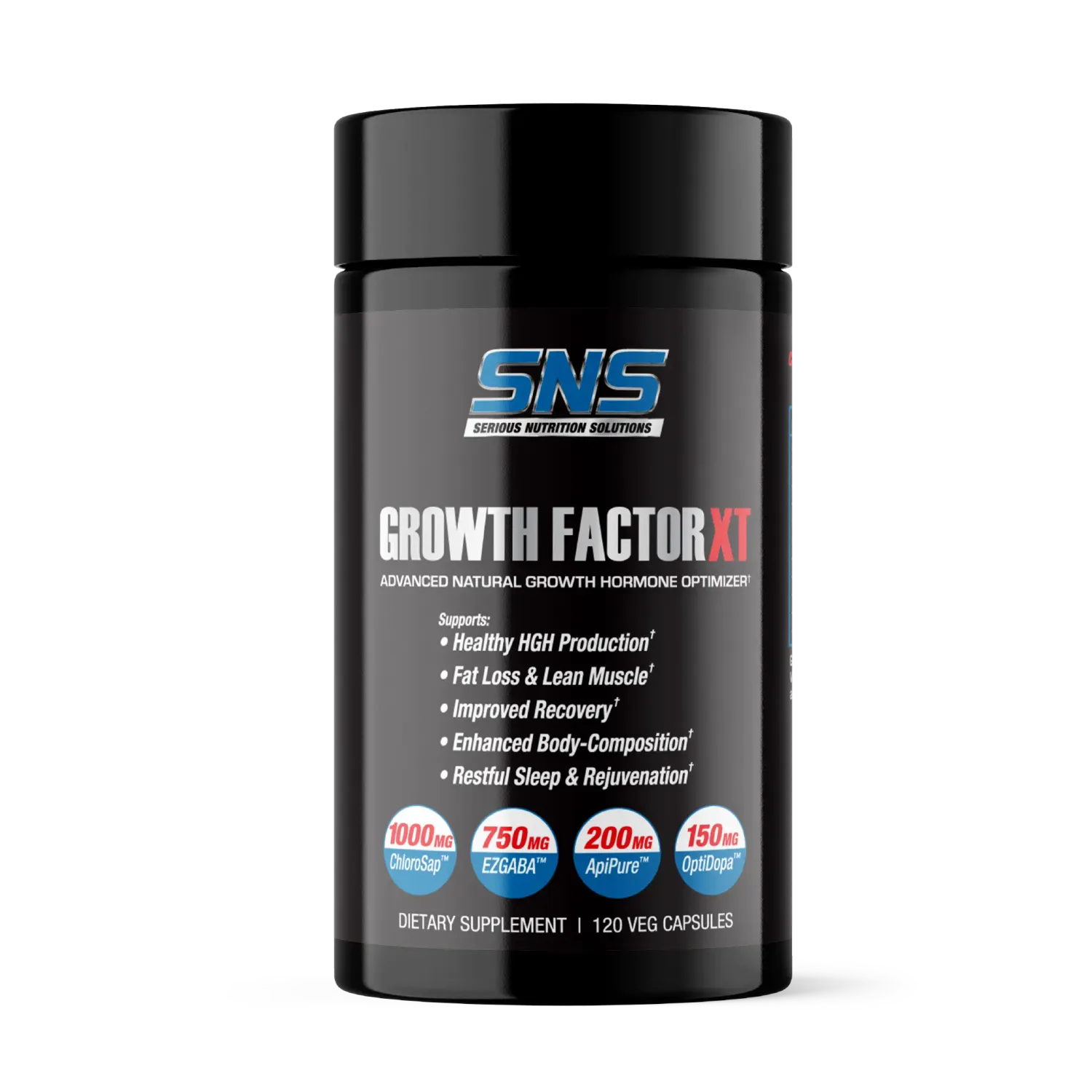 Serious Nutrition Solutions Growth Factor XT, Size: 120 Capsules