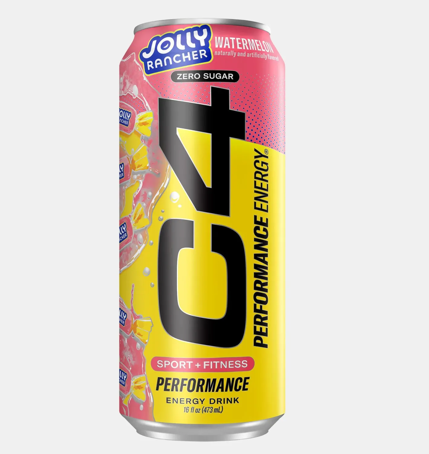 Cellucor C4 Energy Carbonated RTD, Size: 1 Can / 16 fl oz, Flavor: Watermelon JOLLY RANCHER™