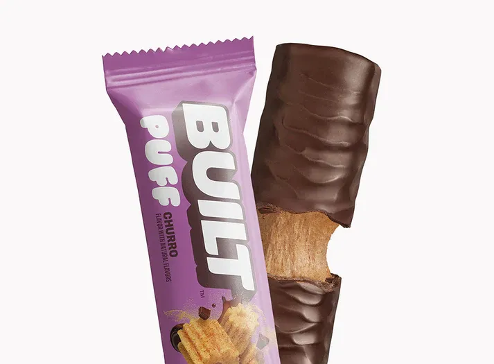 BUILT Puff Protein Bars, Size: 1 Bar, Flavor: Churro Puff