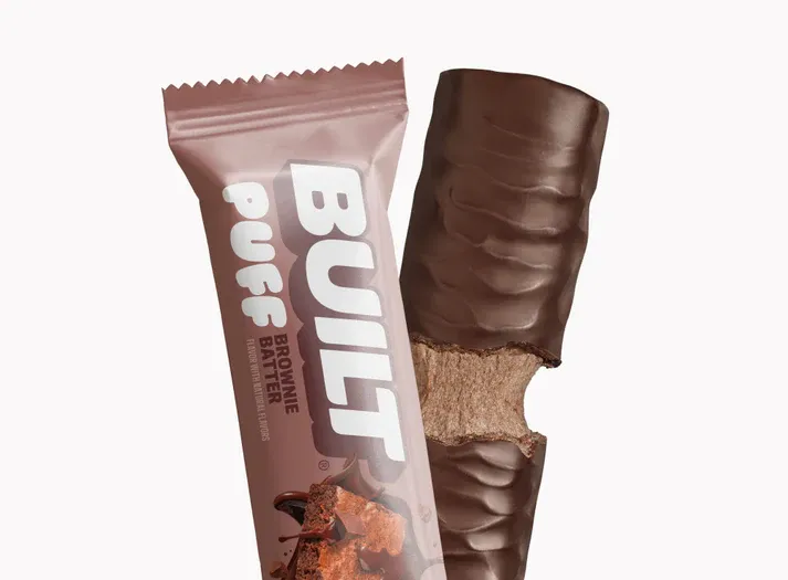 BUILT Puff Protein Bars, Size: 1 Bar, Flavor: Brownie Batter Puff