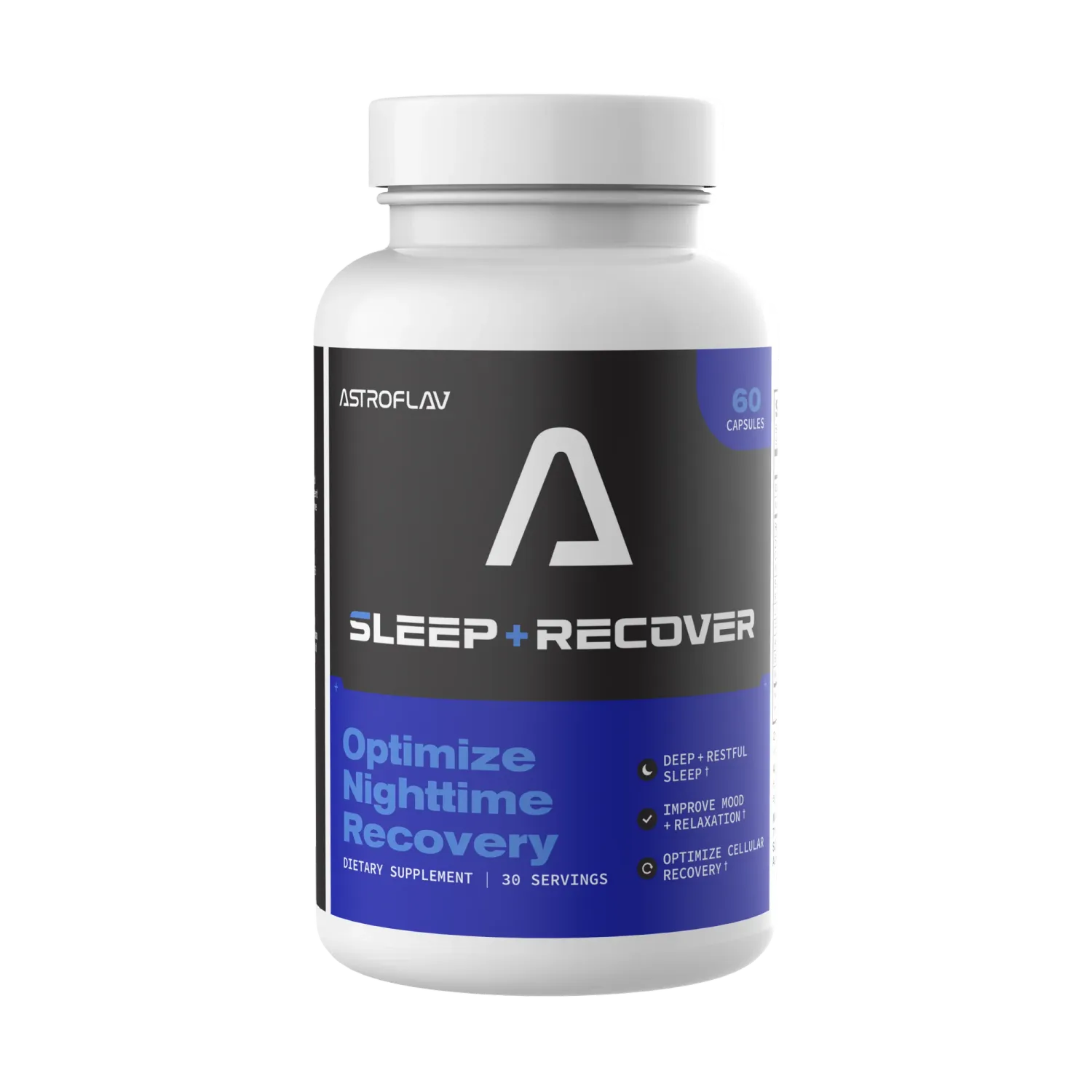 AstroFlav Sleep + Recover, Size: 60 Capsules