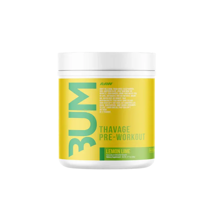 Raw Nutrition Cbum Series Thavage Pre-Workout, Size: 40 Servings, Flavor: Lemon Lime
