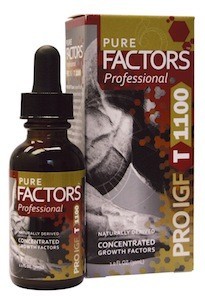 Pure Factors - Professional PRO IGF T 1100 Deer Velvet Antler Extract  (30 Servings)