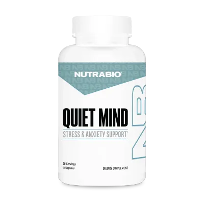 NutraBio Quiet Mind, Size: 30 Servings (60 Capsules)