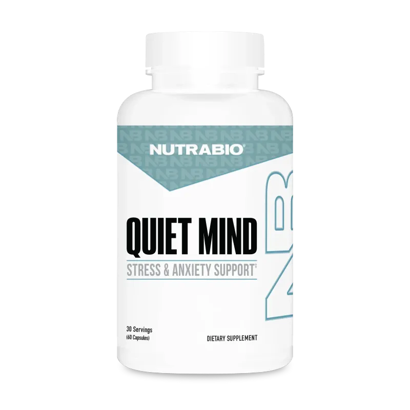 NutraBio Quiet Mind, Size: 30 Servings (60 Capsules)