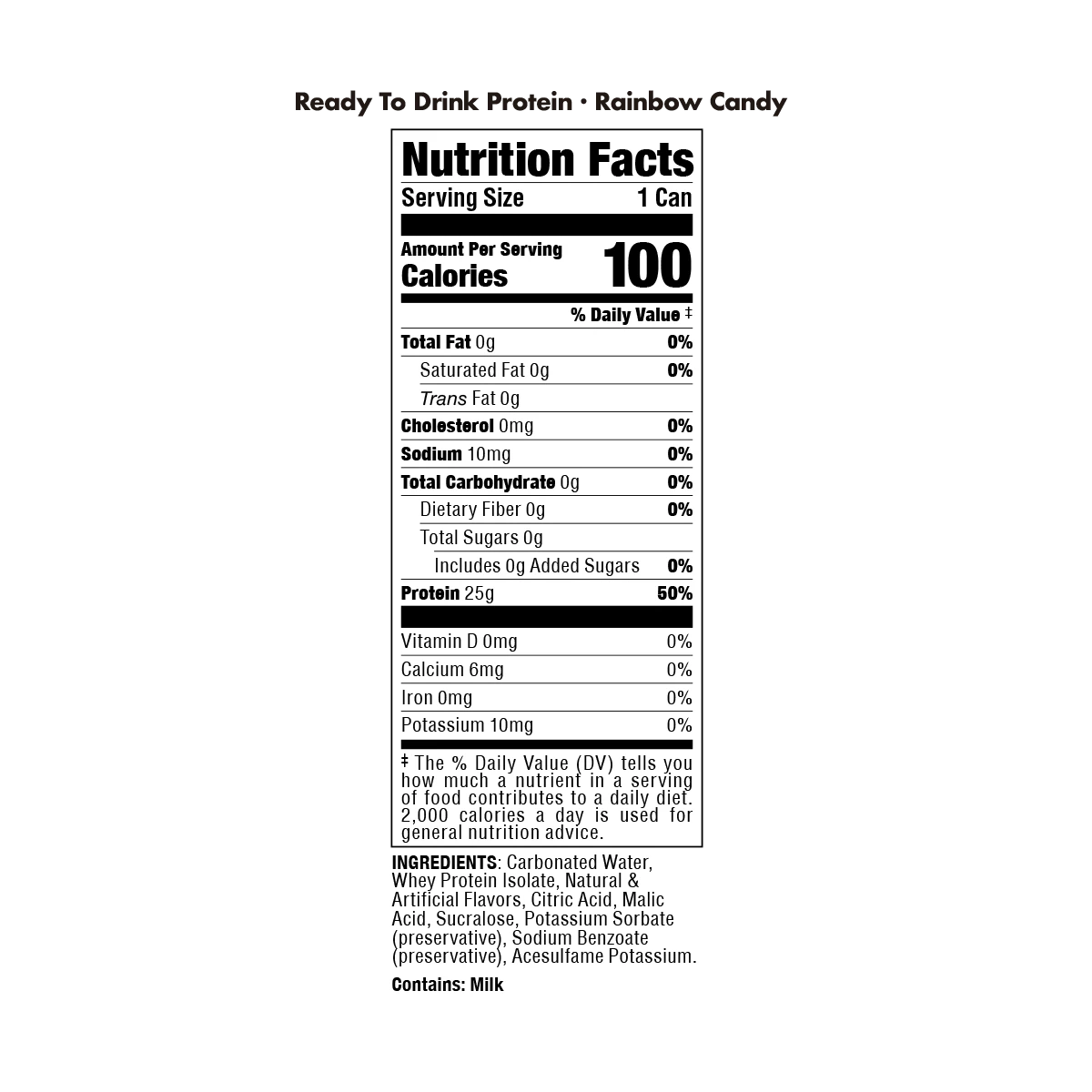 Bucked Up Lightly Carbonated Protein RTD