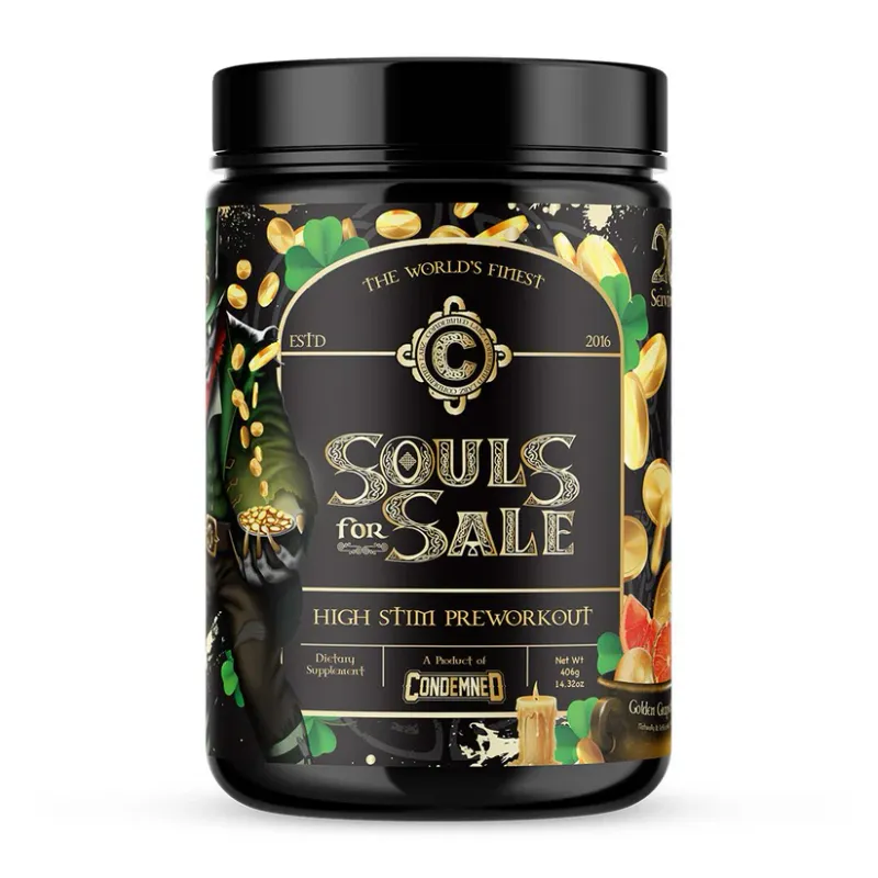 Condemned Labz Souls 4 Sale Pre-Workout St. Patrick&#39;s Day Edition