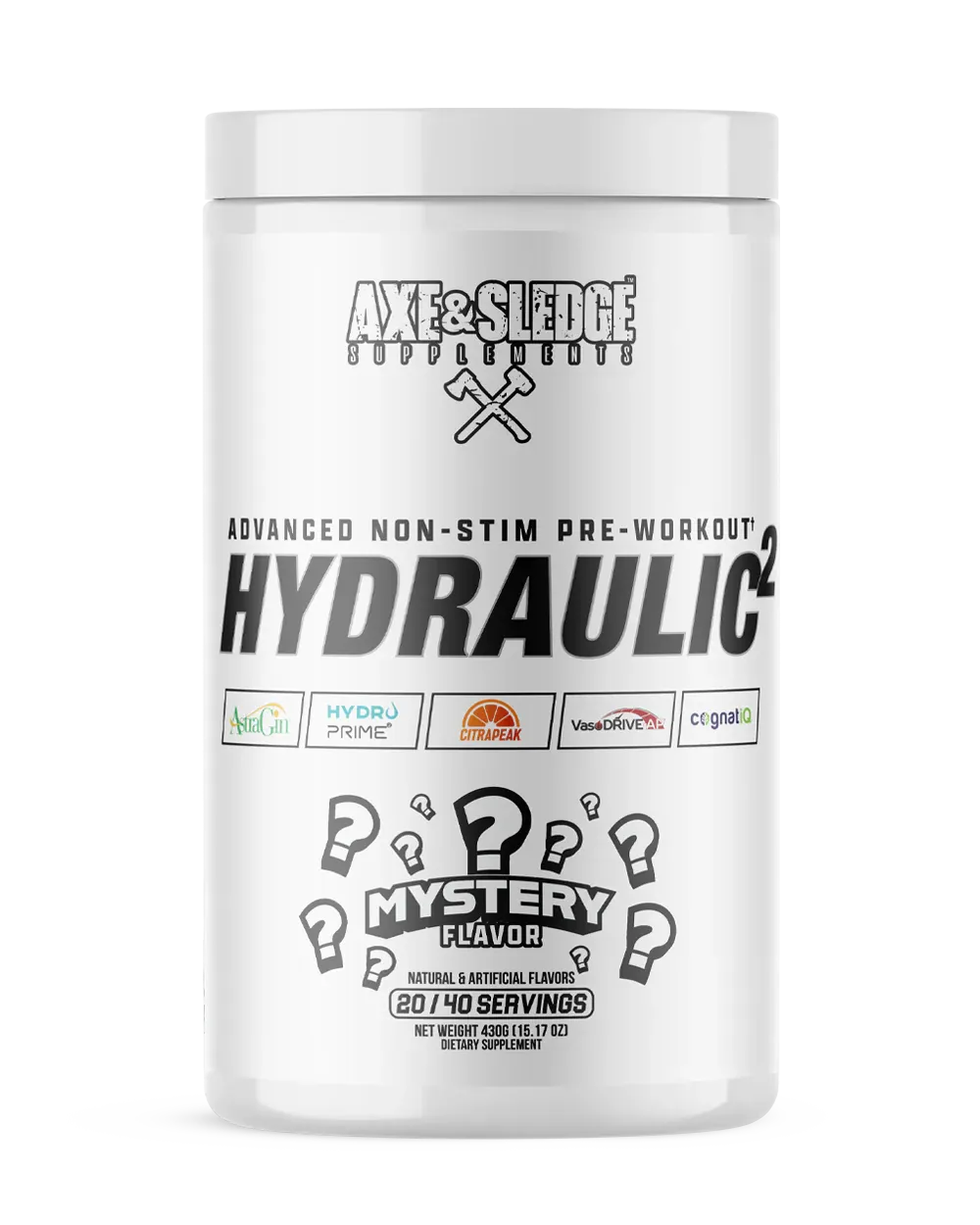 Axe and Sledge Hydraulic V2 Pre-Pump, Size: 40/20 Servings, Flavor: Mystery Flavor