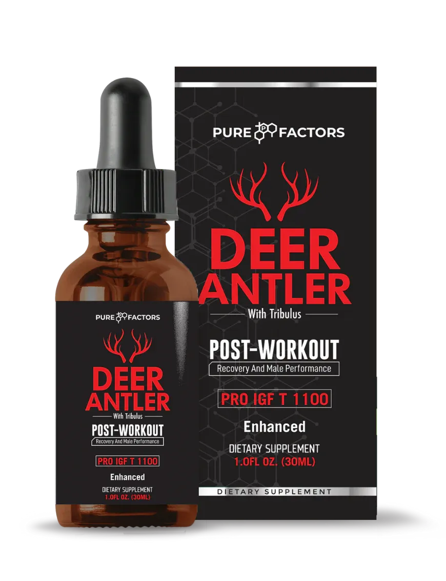 Pure Factors Professional PRO IGF T 1100 Deer Velvet Antler Extract