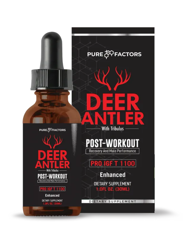 Pure Factors Professional PRO IGF T 1100 Deer Velvet Antler Extract
