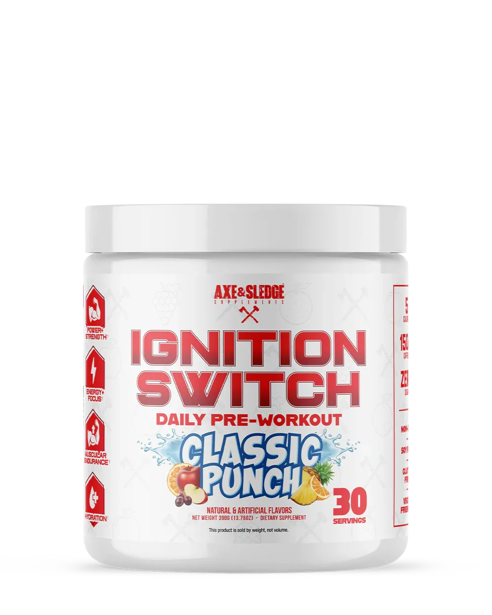 Axe and Sledge Ignition Switch Daily Pre-workout
