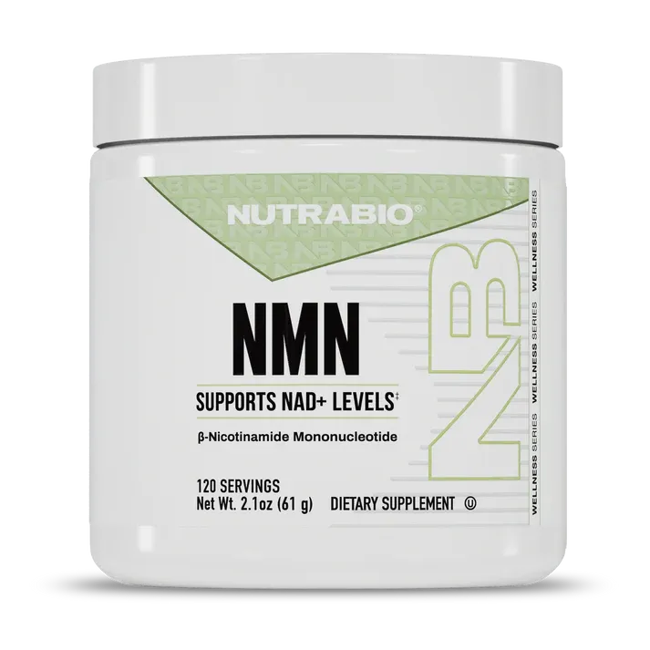 NutraBio NMN Nicotinamide Mononucleotide Powder, Size: 120 Servings, Flavor: Unflavored