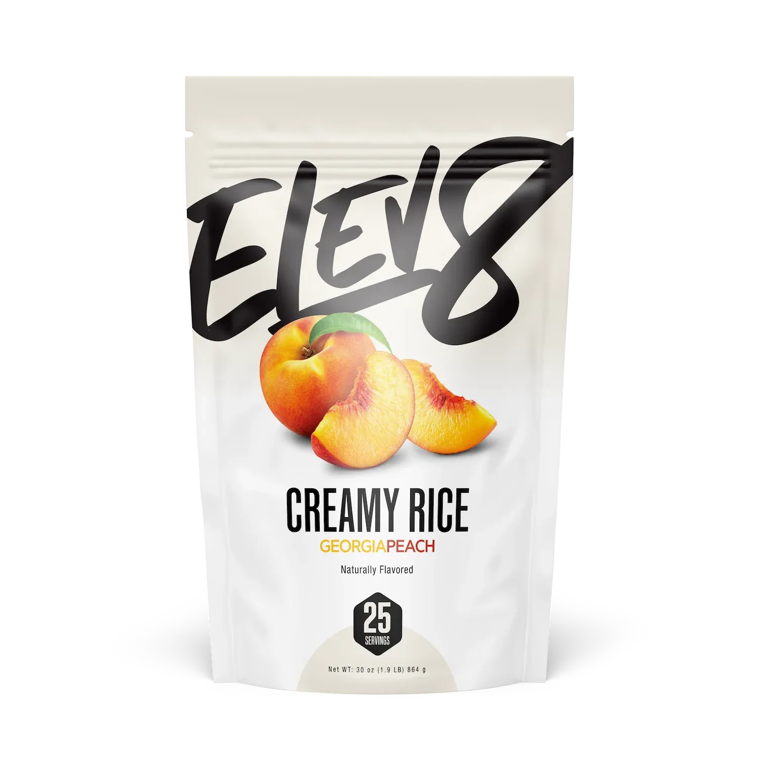 Elev8 Foods Creamy Rice, Size: 25 Servings, Flavor: Georgia Peach