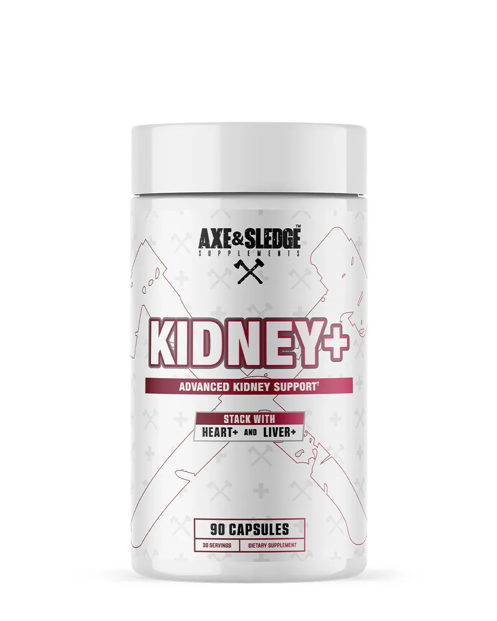 Axe and Sledge Kidney+, Size: 90 Capsules