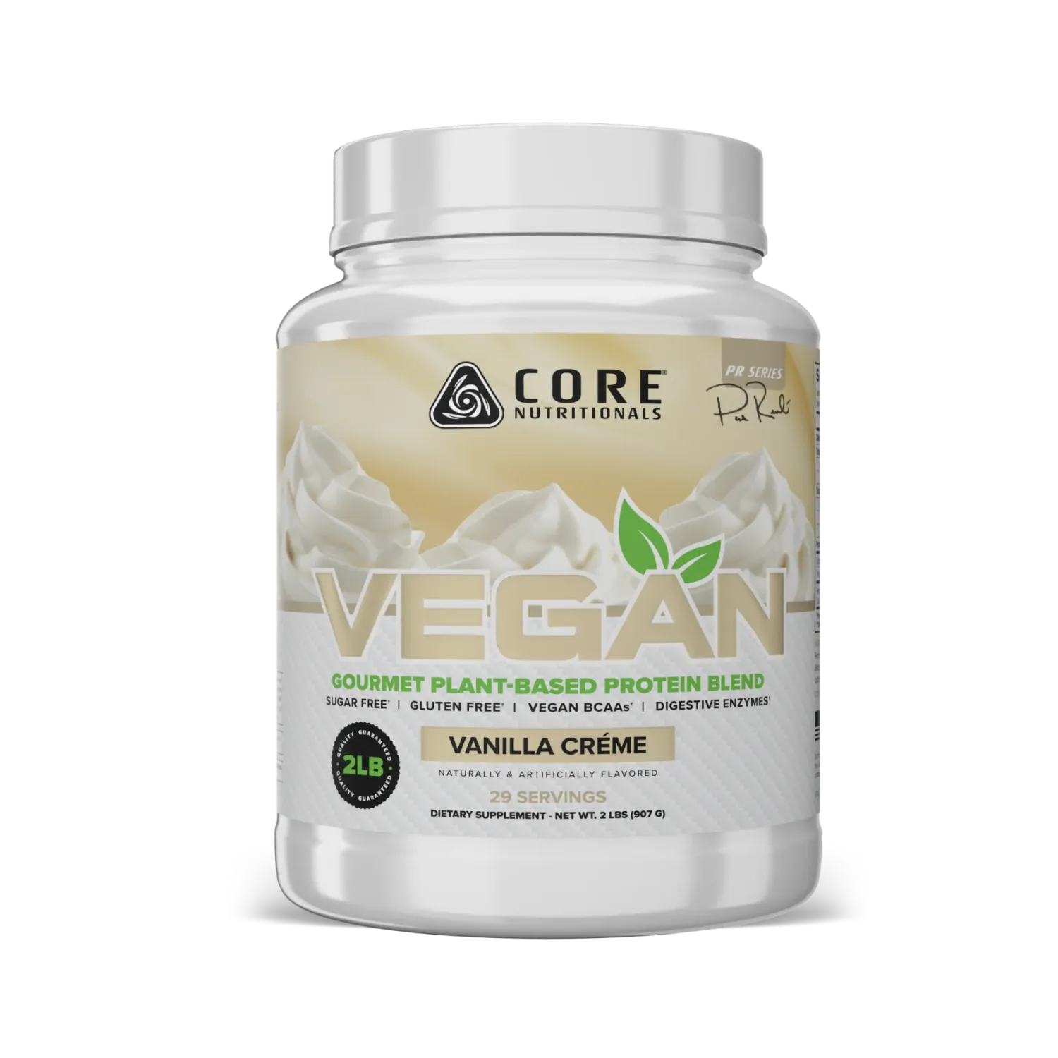 Core Nutritionals Vegan, Size: 2 lb, Flavor: Vanilla Creme
