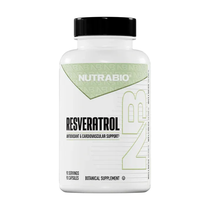 NutraBio Resveratrol 500 mg, Size: 90 Capsules