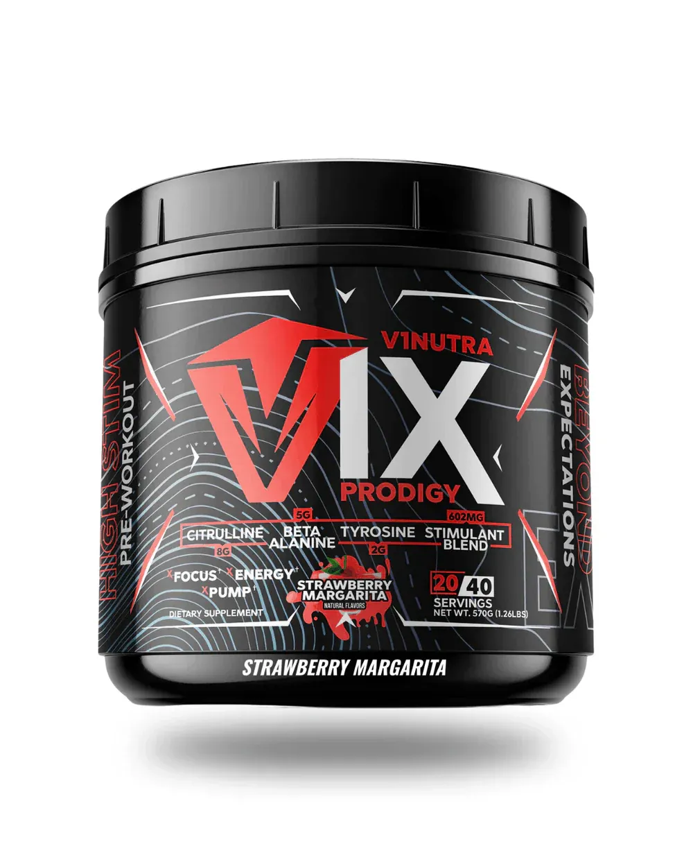 V1 Nutra V1X-ProdigyV1 Strawberry Margarita