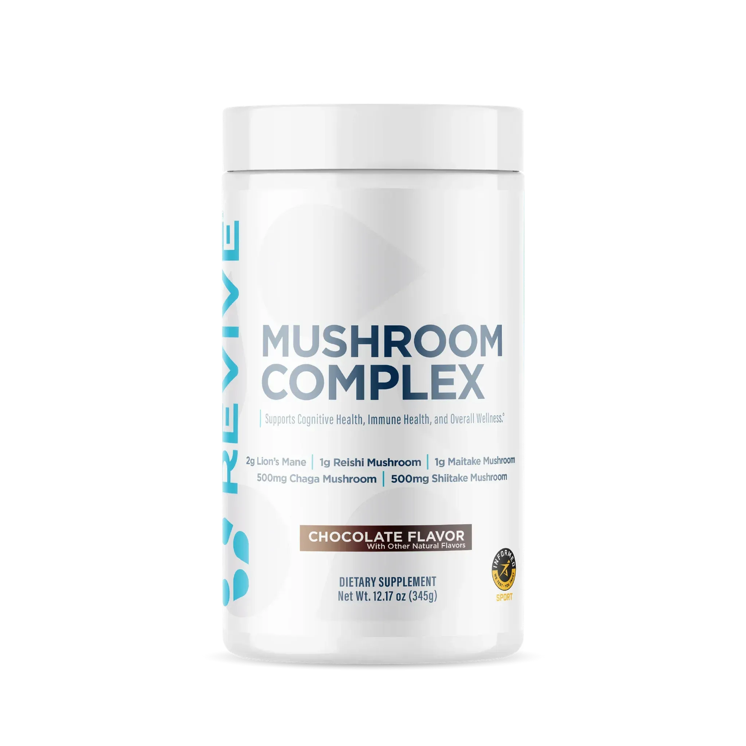 Revive Mushroom Complex, Flavor: Chocolate, Size: 30 Servings