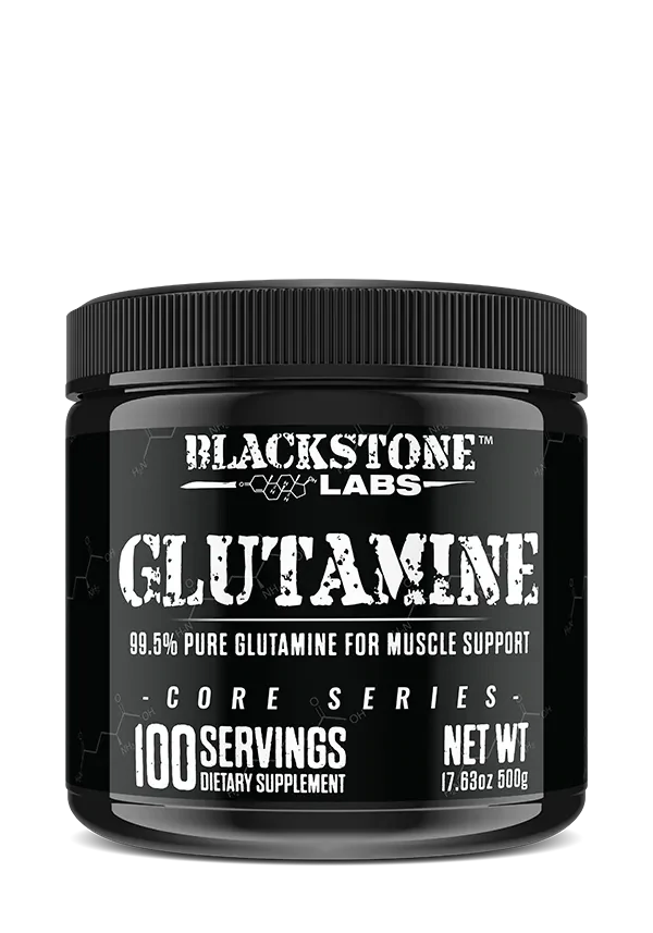 Blackstone Labs Glutamine, Flavor: Unflavored, Size: 500 g