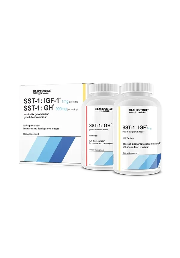 Blackstone Labs SST-1 Kit, SST-1: GH: 135 Tablets, SST-1: IGF: 180 Tablets