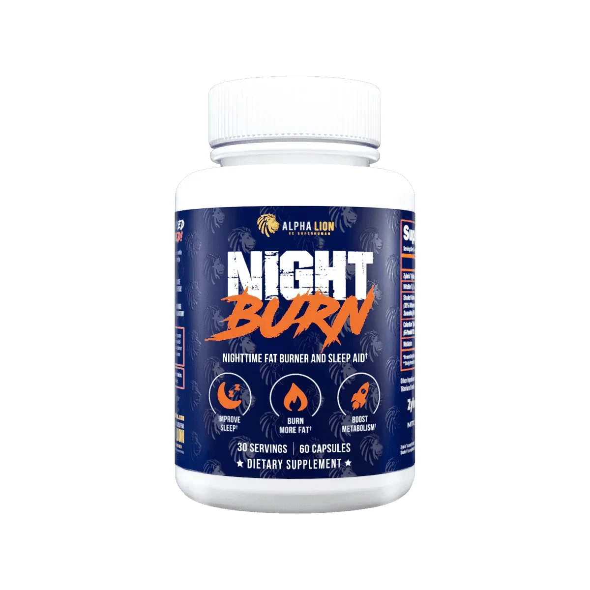Alpha Lion Night Burn, Size: 60 Capsules
