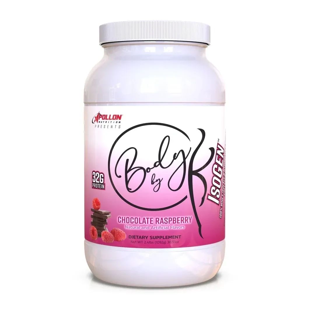 Apollon Nutrition Body By K Isogen Protein, Flavor: Chocolate Raspberry, Size: 26 Servings