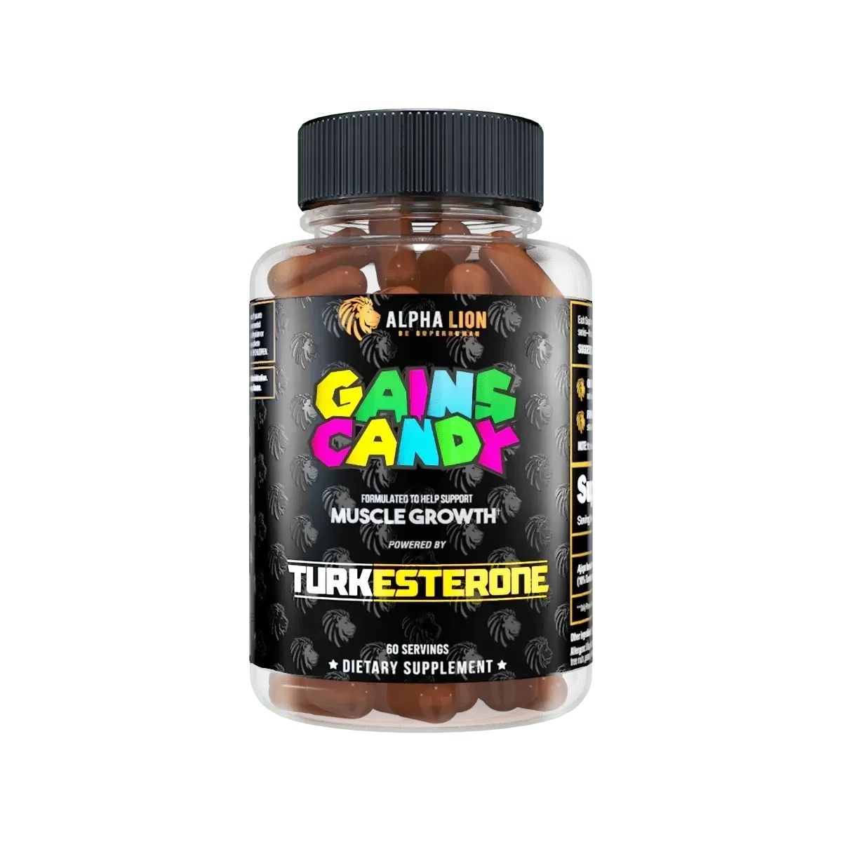 Alpha Lion Gains Candy Turkesterone, Size: 60 Capsules