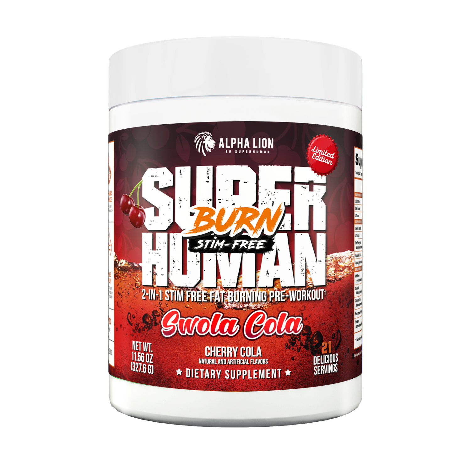 Alpha Lion Stim-Free SuperHuman Burn V2