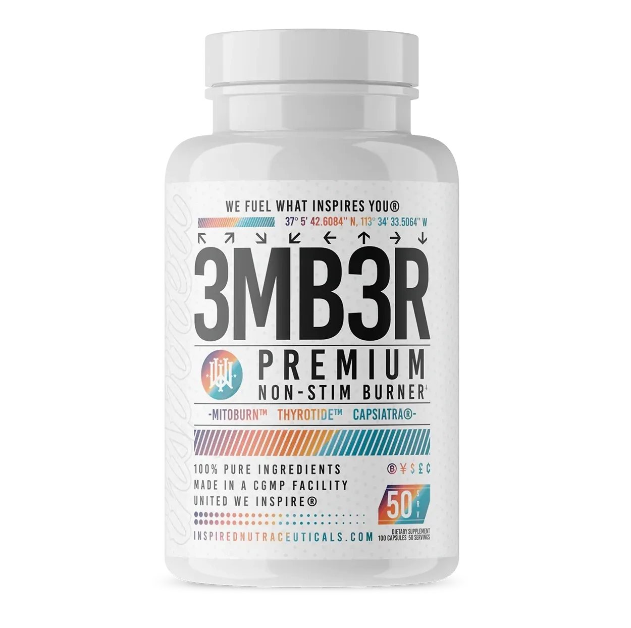 Inspired Ember Non-Stim Thermogenic, Size: 100 Capsules