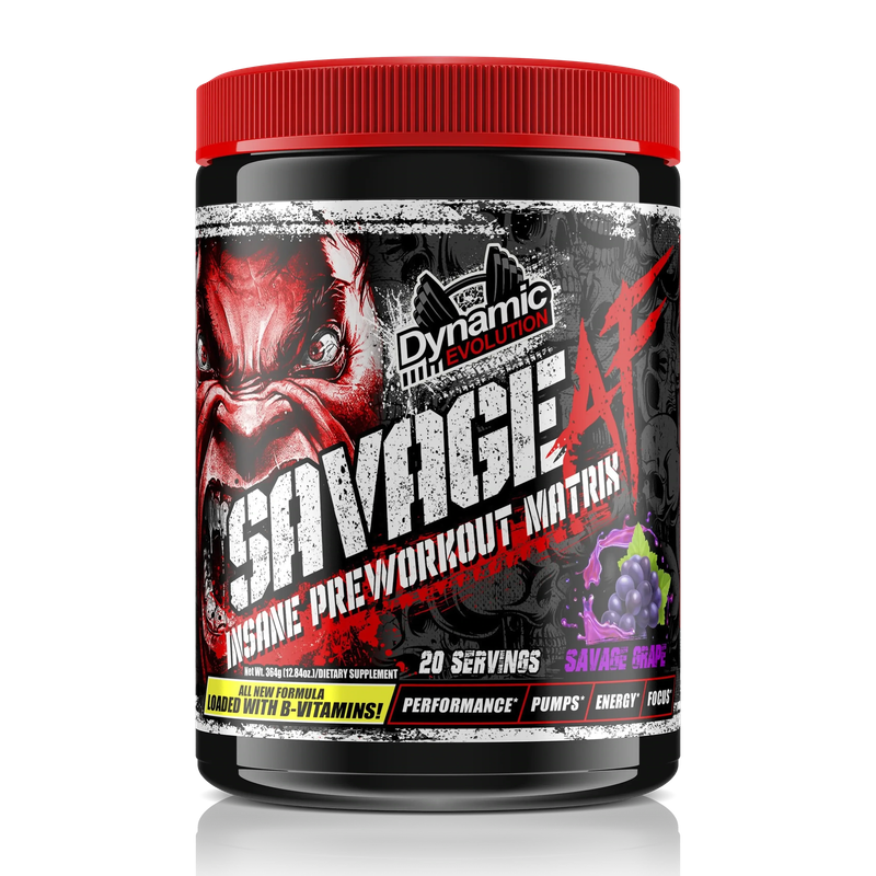 Dynamic Evolution Savage AF 2.0 Pre-Workout Dynamic Evolution Savage AF 2.0 Pre-Workout