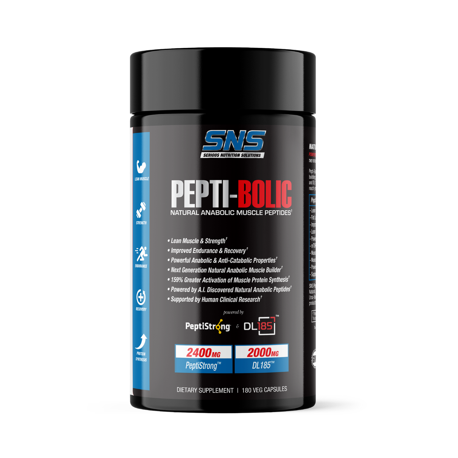 Serious Nutrition Solutions Pepti-Bolic, Size: 180 Vegetarian Capsules