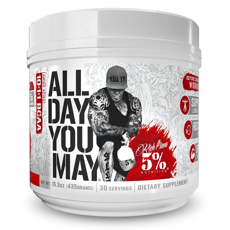 5% Nutrition All Day You May BCAA Recovery Drink