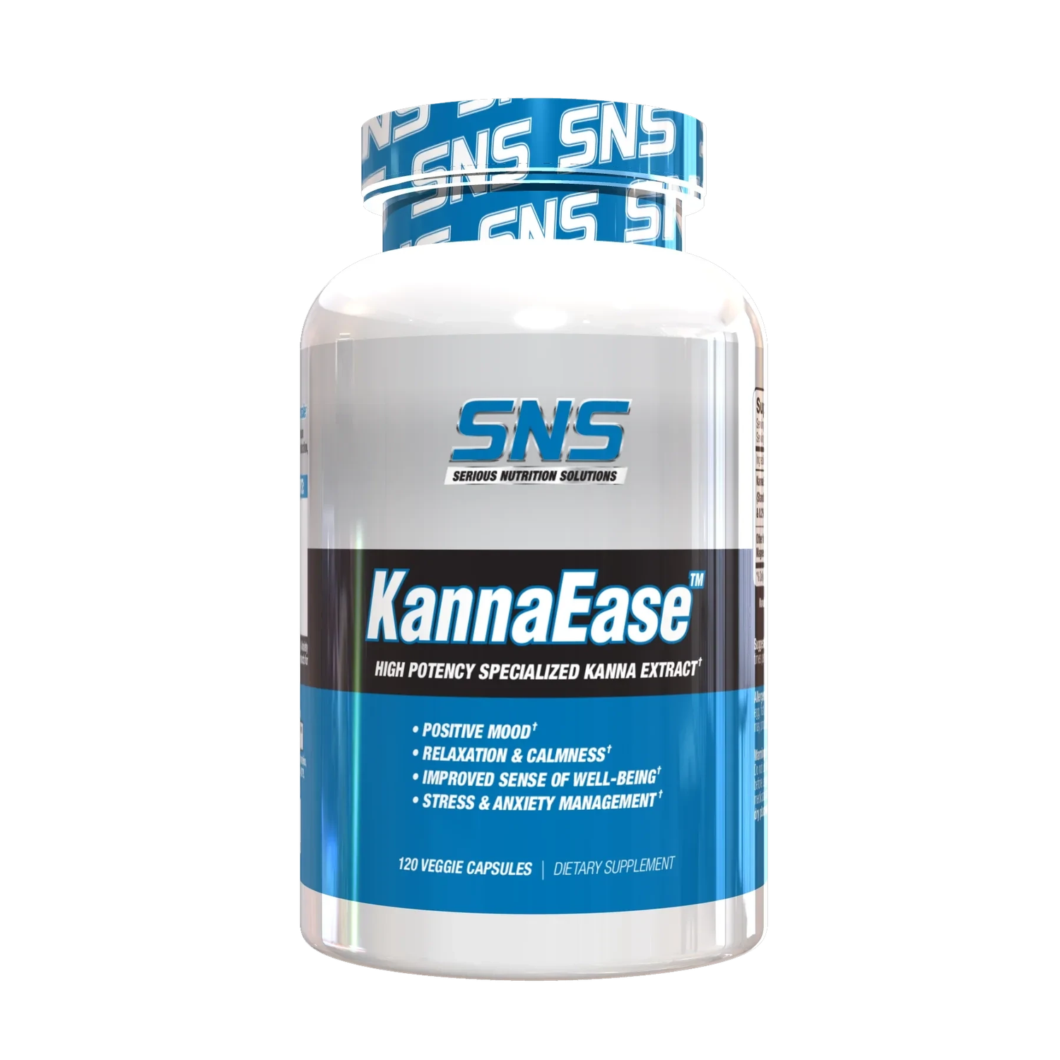 Serious Nutrition Solutions KannaEase, Size: 120 Capsules