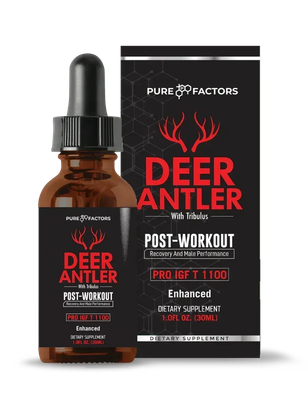 Pure Factors Professional PRO IGF T 1100 Deer Velvet Antler Extract Pure Factors Professional PRO IGF T 1100 Deer Velvet Antler Extract