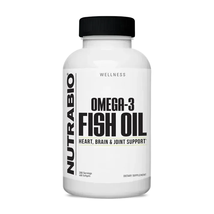 NutraBio Omega-3 Fish Oil 400 Softgels