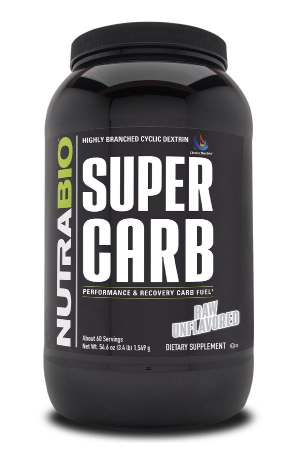 NutraBio Super Carb 60 Servings, Flavor: Unflavored, Size: 60 Servings