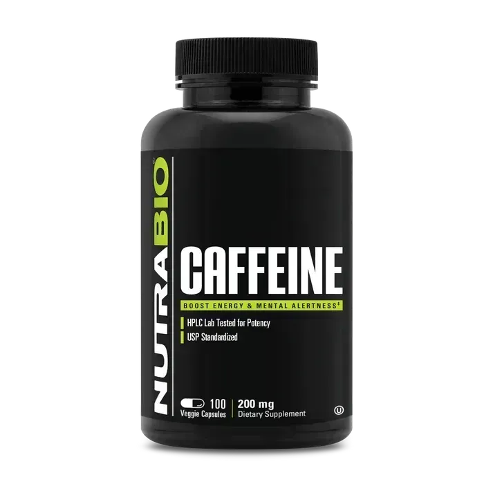 NutraBio Caffeine 200 mg