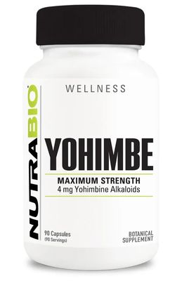 NutraBio Yohimbe 4 mg