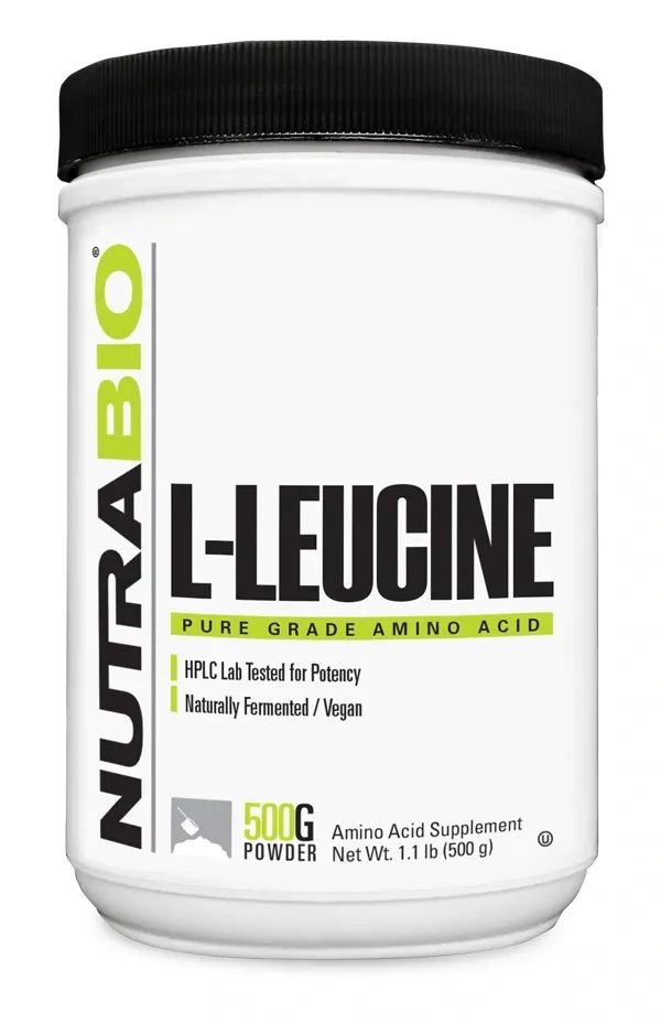 NutraBio Leucine Powder, Flavor: Unflavored, Size: 166 Servings