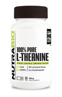NutraBio L-Theanine 200 mg