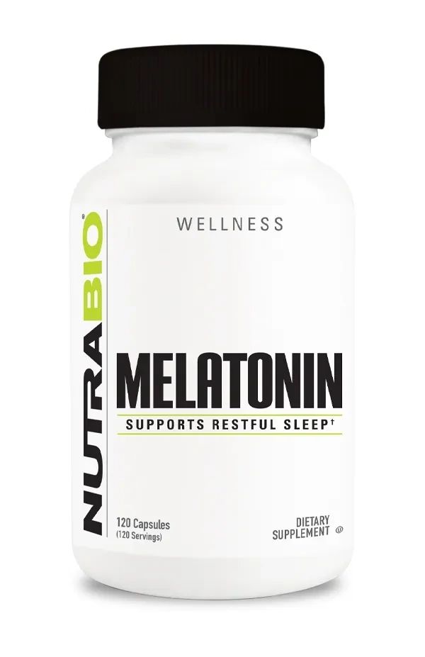 NutraBio Melatonin 3mg, Size: 120 Capsules