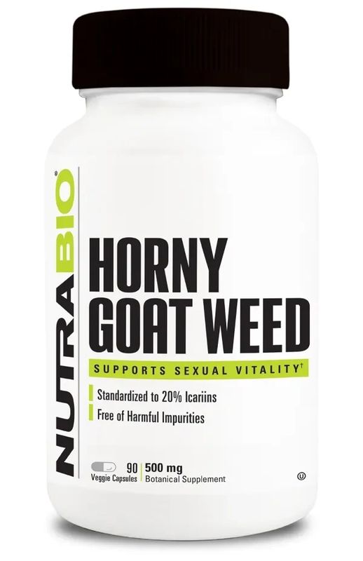 NutraBio Horny Goat Weed 500 mg