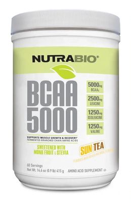 NutraBio BCAA Natural Powder NutraBio BCAA Natural Powder