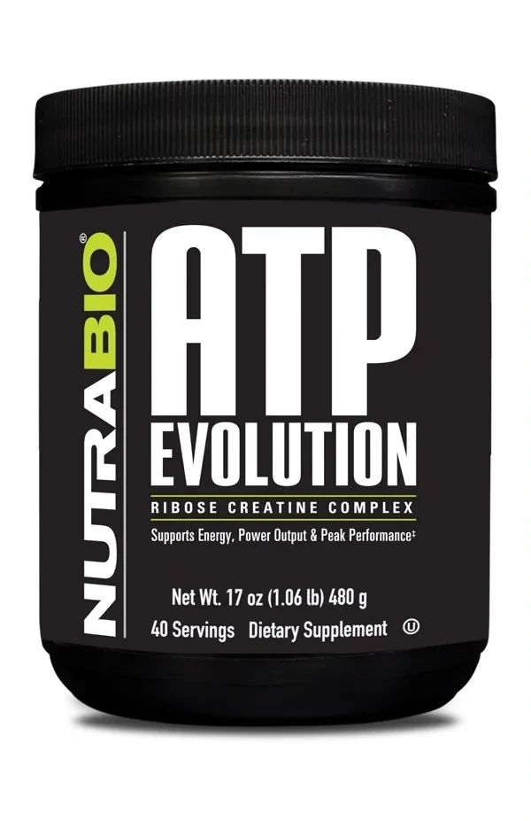 NutraBio ATP Evolution, Flavor: Unflavored, Size: 40 Servings