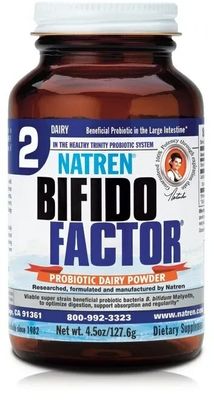 Natren Probiotics Bifido Factor Powder (Dairy) 4.5 oz Natren Probiotics Bifido Factor Powder (Dairy) 4.5 oz