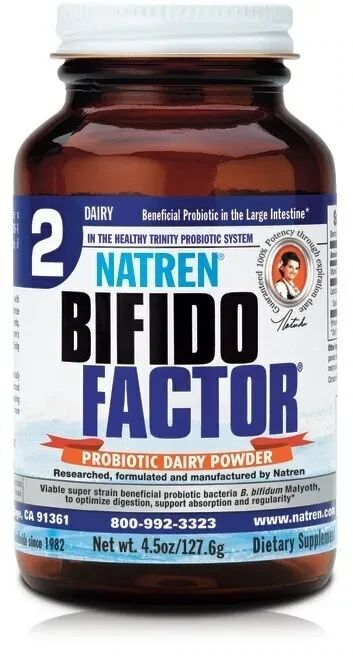 Natren Probiotics Bifido Factor Powder (Dairy) 4.5 oz