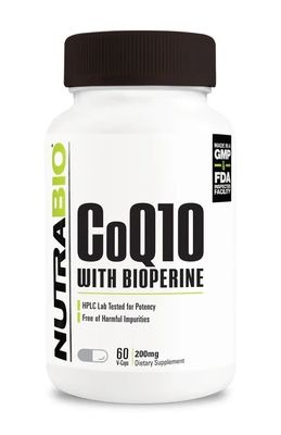NutraBio CoQ10 200 mg